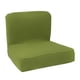 thumbnail image 5 of Funda de silla elástica Jacquard Baoblaze para sillas de comedor con respaldo bajo extraíble y lavable Color Verde, 5 of 7