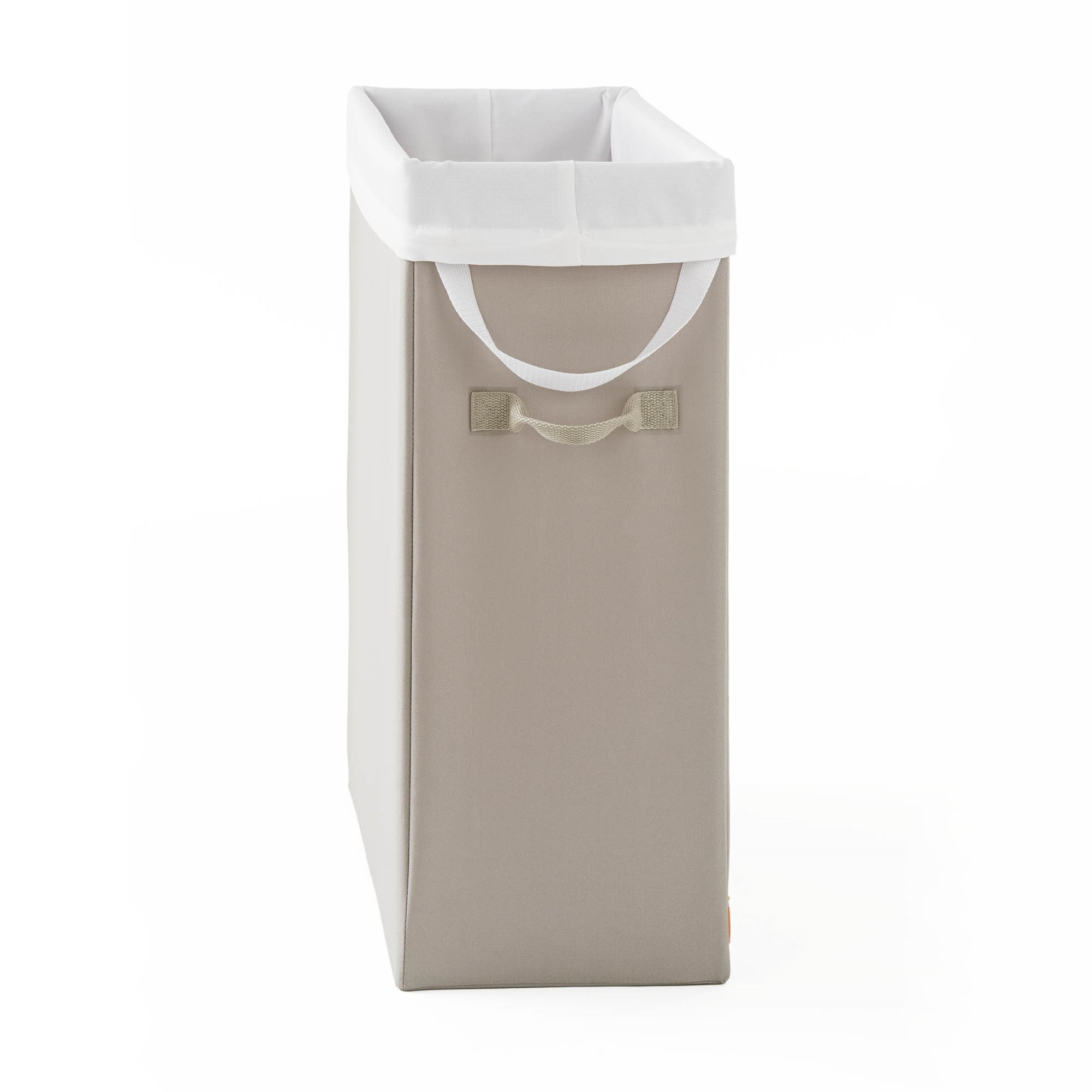 slim laundry hamper with lid