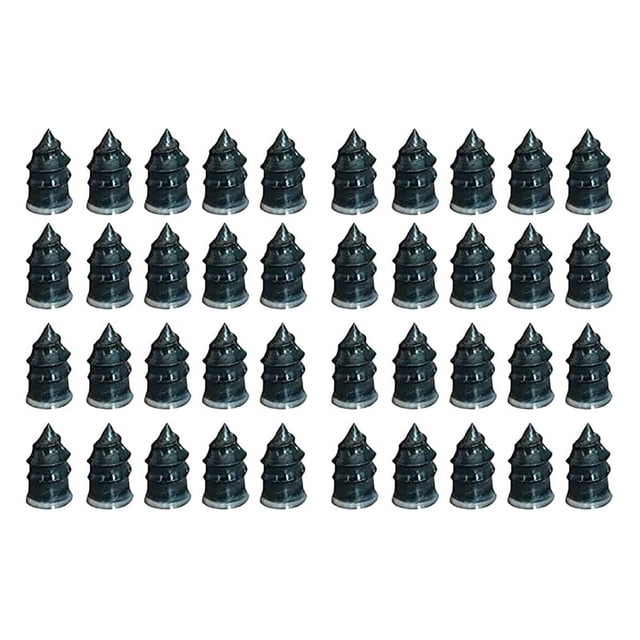 40 Piezas Reparación de Neumáticos Clavos Goma Auto Motocicleta Reparación Neumáticos VacíO Herramienta de Reparación Rápida Clavos Reparación de Neumáticos Autoservicio Clavos S