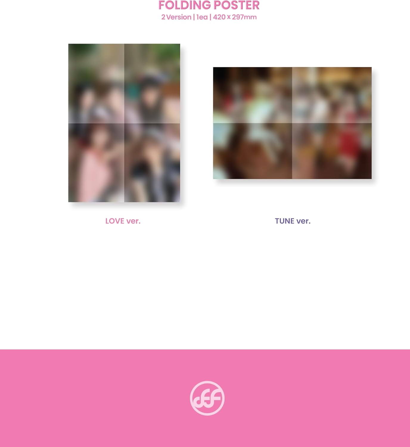 Fifty Fifty - Love Tune - incl. Booklet, Individual Photocard, Group Photocard, Sticker, Accordion Lyric Card, Postcard + Folding Poster - Music & Performance - CD
