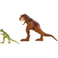 thumbnail image 4 of Jurassic World Battle Damage Tyrannosaurus Rex & Monolophosaurus, 4 of 10