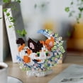 thumbnail image 5 of Bloques de construcción en miniatura Flower Moon Sanrio Cinnamoroll Losto Cat Dog Fox, modelo 3D de dibujos animados de animales, microladrillos, juguetes para niños, regalo, 5 of 5