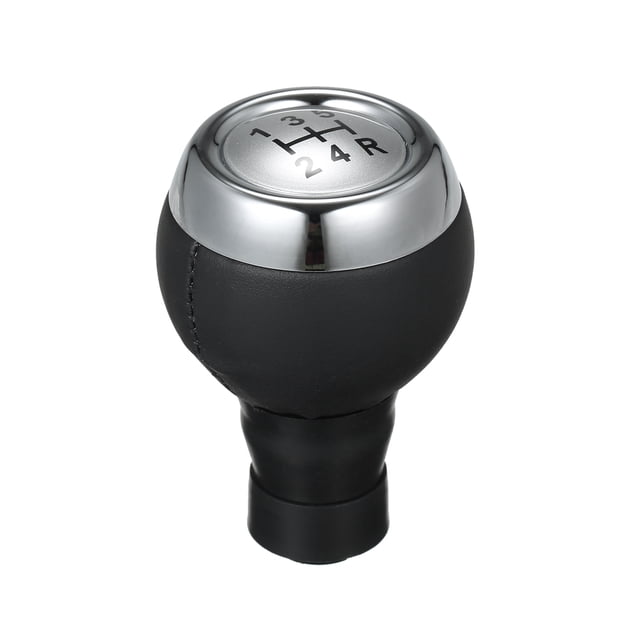 Replacement 5-Speed Gear Shift Knob for Mini Cooper R55 R56 R57 R58 R59 F55 F56 F54 F57 Countryman R60 R61 ONE/D Cooper/D/S/SD John Cooper Works Paceman 2006-2017, Black & Silver Plastic Artificial