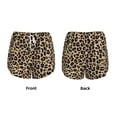 thumbnail image 5 of Lsque Leopard Print-1 Printed Women's Running Shorts with Liner Pockets,Elastic Quick Dry Workout Athletic Gym Yoga Shorts,Womens High Waist Shorts-Large, 5 of 9