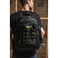 thumbnail image 3 of AWP Extreme Tool Backpack | Rugged Polyester Jobsite Backpack with Waterproof Molded Base & Padded Shoulder and Waist Straps | 23 Tool Storage Pockets, 3 of 7