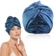 thumbnail image 2 of Qarigey Gorro cómodo de seda para dormir con gorro para dormir de ajuste Universal con costuras finas Sombreros Armada, 2 of 6