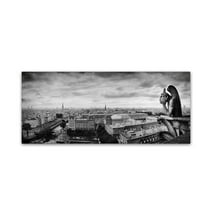 Trademark Fine Art "Boring in Paris" Canvas Art by Moises Levy