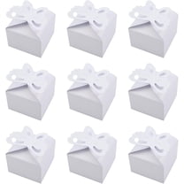 Butterfly Candy Boxes,50pcs White Butterfly Party Wedding Favour Boxes Decoration Sweets Boxes Party Gift Boxes for Wedding, Birthday, Baby Shower, Christmas, Party