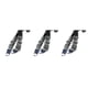 thumbnail image 4 of Qarigey Paquete de 2 Medias Altas hasta el Muslo Calcetines hasta la Rodilla Gris Claro, 4 of 6