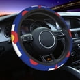 thumbnail image 6 of Colorado Elastic Stretch Steering Wheel Cover Universal Interior Trim Wheel Protector For Car Truck Suv 15 Inches, 6 of 6
