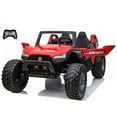 thumbnail image 1 of VOLTZ TOYS UTV 24 V pour Enfants à 2 Places - Buggy des Dunes Tout-Terrain Réaliste avec Pneus EVA, Suspension à Ressorts, Télécommande et Musique - Rouge, 1 of 7