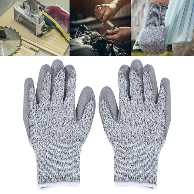 Guantes Guante De Protección Guante Resistente A Cortes Guante Anticorte Recubrimiento HPPE PU Guantes De Protección Resistentes A Cortes A Prueba De Aceite Para Fábrica De