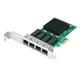 thumbnail image 2 of 4 Port Network Card PCI Express X1 to RJ45 RTL8111H Chip 10/100/1000Mbps Gigabit Ethernet Lan Card f, 2 of 5