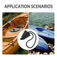 thumbnail image 3 of FRCOLOR 6pcs Kayak Drain Plug Black Silicone Scupper Plugs For Canoe And Fishing Kayak Portable Kayak Stoppers With Lanyard Easy Installation And Removal Suitable Fit For Drain Holes, 3 of 8