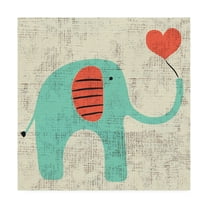 Trademark Fine Art 'Adas Elephant' Canvas Art by Chariklia Zarris