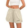 thumbnail image 4 of cocolona Womens Summer Casual Loose Athletic Shorts Solid Color Elastic Waist Drawstring Gym Running Shorts with Pocket, 4 of 5