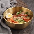 thumbnail image 3 of Cuencos de acero inoxidable para ensalada de frutas y cocina con báscula, estilo coreano, cuencos de gran capacidad para sopa, fideos, ramen, contenedores de alimentos, 3 of 6