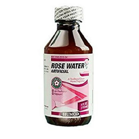 Humco Rose Water Liquid, Artificial, Freezable, 4oz