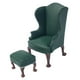 thumbnail image 1 of Realista 1/12 escala muñeca casa PU cuero sillón sofá silla DIY Decoración Sofá individual verde, 1 of 7