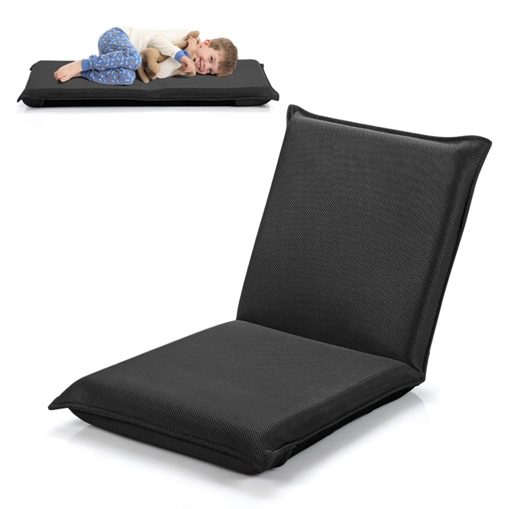 Finihen Floor Chair, Folding Lazy Sofa Chair, Adjustable 6 Positions Folding Lazy Man Sofa Chair, for Living Room, Bedroom, for Gaming, Reading, Black Finihen Floor Chair, Folding Lazy Sofa Chair, Adjustable 6 Positions Folding Lazy Man Sofa Chair, for Living Room, Bedroom, for Gaming, Reading, Black