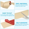 thumbnail image 3 of Uxcell Self Adhesive Floor Transition Strip 3Ftx2" Vinyl Flat Divider Maple Wood Grain, 3 of 7