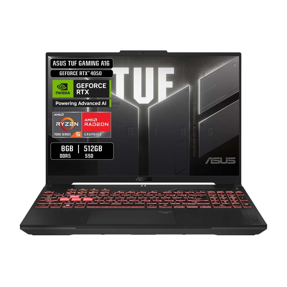 Laptop Asus TUF Gaming FA607NU-RL062W NVIDIA GeForce RTX 4050 AMD Ryzen 5 7535HS 8GB 512GB