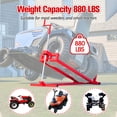 thumbnail image 3 of LZBEITEM Lawn Mower Lift Jack - 882 lbs Capacity for Tractors and Zero Turn Lawn Mowers, 3 of 10