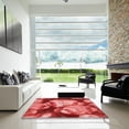 thumbnail image 7 of Ahgly Company Machine Washable Indoor Round Transitional Red Area Rugs, 3' Round, 7 of 7