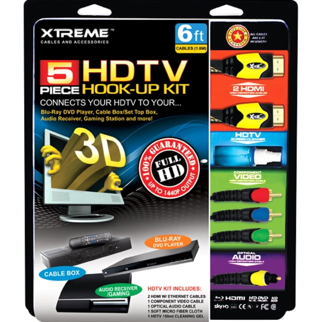 Xtreme 5 Piece HDTV HookUp Kit