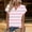 C_ Pink, variant on Olyvenn Womens Tops Polka Dot T Shirts Short Sleeve V Neck Summer Casual Loose Basic Tee Shirt Trendy Fashion Tee Clothes Gray XL