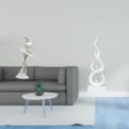 thumbnail image 2 of Figura De Bailarina Moderna Con Llamas, Escultura Artística, Adorno Creativo De Resina Para Dormitorio, Chimenea, Oficina, Entrada, Patio, Estantería, Regalo, 2 of 8