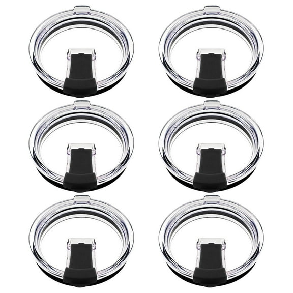 6 Pcs Insulated Coffee Mug with Lid Car Cup Scratch-resistant