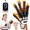 Right L, variant on Rehabilitation Robot Gloves, Hemiplegia Hand Stroke Recovery Equipment with USB Chargeable, Hand Dysfunction Patient Training Device with Portable Belts, Adjustable Speed and Strength, R L