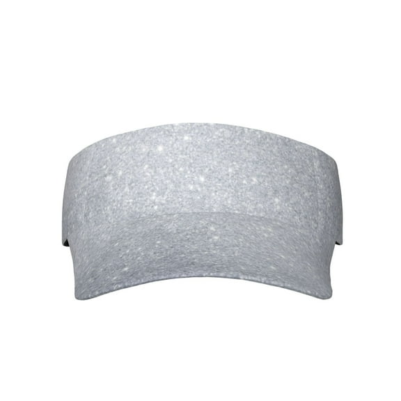 Diamond Silver Pattern Sport Visor Hats Sun Protection Outdoor Activity For Women Men