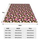 thumbnail image 3 of Fotbe Strawberry Manta de Franela Acolchonada con Estampado, Súper Suave y Esponjosa, Extra Grande para Sofá, Cama, Uso Todo el Año-60"x50", 3 of 7