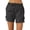 Carbon Grey, variant on SHEWIN Womens Shorts High Waist Drawstring Casual Hiking Short Pants Outdoor Relaxed Fit Summer Active Shorts with Pockets S-2XL