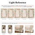 thumbnail image 3 of BERTHMEER 5'X7' Scalloped Washable Area Rugs for Living Room Vintage Soft Beige Bedroom Floral Farmhouse Dining Room Oriental Traditional Low-Pile Non-Slip Flower Carpets, 3 of 7