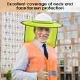 thumbnail image 3 of EvridWear Hard Hat Sun Shade Full Brim, Hard Hat Accessories with Reflective Stripe High Visibility Neck Protection (2 Pcs), 3 of 8