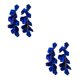 thumbnail image 4 of Jumpingount 2 uds pendientes de gota moda geométrica chica joyería tendencia acrílico pétalo hojas colgante largo pendiente accesorios para el Azul 2Conjunto, 4 of 6