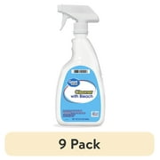 (9 pack) Great Value Cleaner with Bleach, 32 fl oz