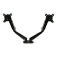 thumbnail image 1 of StarTech.com Support de Bureau à Double Bras pour Moniteur - Réglage de Hauteur à une Touche (ARMSLIMDUO) - Trousse de Montage - Bras Ajustable - pour Écran LCD - Aluminium - Noir - Taille d'Écran : 12 Pouces-32 Pouces - Montable sur Bureau - pour P/N : ACCSMNT, DK30A2DH, DK30C2DAGPD, DK30C2HAGPD, PXT101YUK, TB3DK2DP2, TB3DK2DPPD, 1 of 10