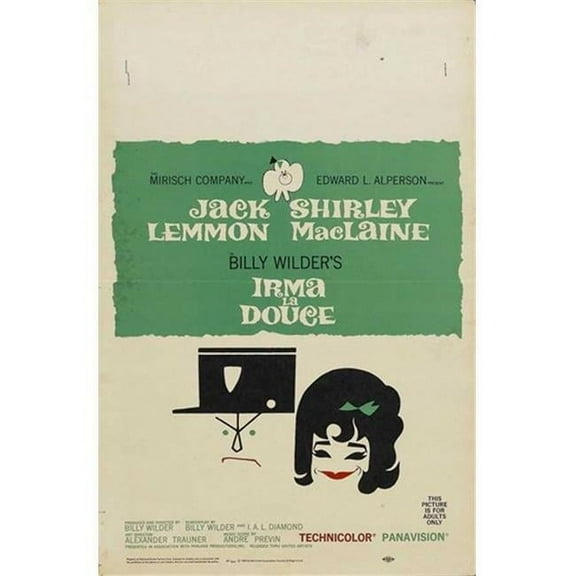Posterazzi MOVGB93140 Irma La Douce Movie Poster - 11 x 17 in.