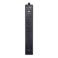 thumbnail image 1 of Barra Multicontactos USB Barracuda Sp106U, 6 Contactos Nema 5-15 + 3 USB, 1 of 4