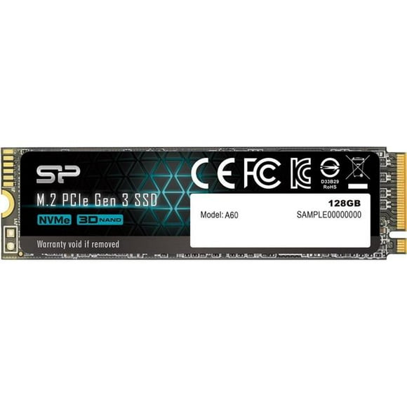 Silicon Power SP128GBP34A60M28 128 GB P34A60 M.2 2280 PCI-Express 3.0 x4 NVMe 1.3 TLC Internal Solid State Drive