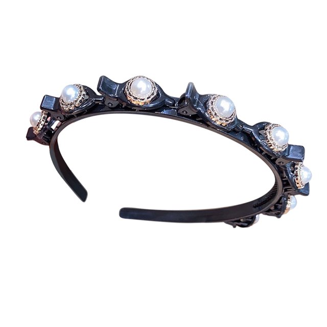 Guardurnaity Diadema de doble capa para boda, fiesta de disfraces, diadema para mujer con Clip, joyería de aniversario, regalo de cumpleaños, Type3 NO3