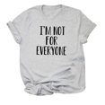 thumbnail image 2 of Floenr Mens T Shirts,Adult Women Men O-Neck Short Sleeve Letter Print Soft amily Gifts Top T-Shirt, 2 of 5