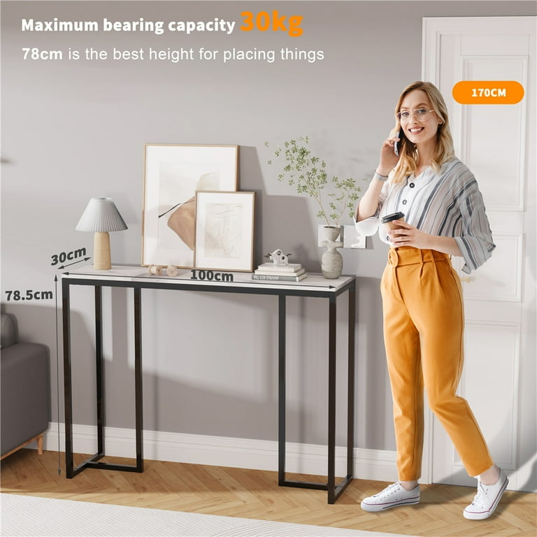 Height adjustable 2024 console table