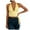 Yellow, variant on yueewhu Women's Sexy Deep V-Neck Halter Crop Top Summer Beach Vacation Clothes Y2K Trendy Tank Top for Going Out Party (Yellow, M)