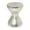 Silver Hammered Solid Round 14" x 14" x 18", variant on DecMode 14" x 16" Silver Aluminum Metal Drum Accent Table with Hammered Design, 1-Piece