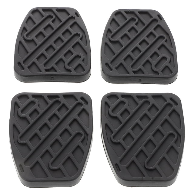 WRITWAA 4Ud Tapas De Pedal De Goma Para Clutch Y Con Antideslizante Negro